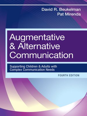 cover image of Augmentative and Alternative Communication